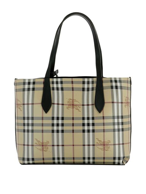 Burberry Small Reversible Leather Tote 